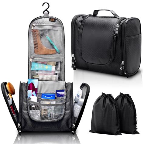 waterproof hanging toiletry bag.